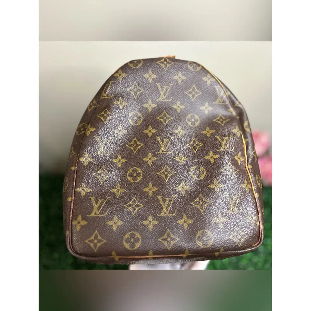 Louis Vuitton Keepall 50 Monogram Travel Bag w/ Luggage Tag, Handle Band & Strap